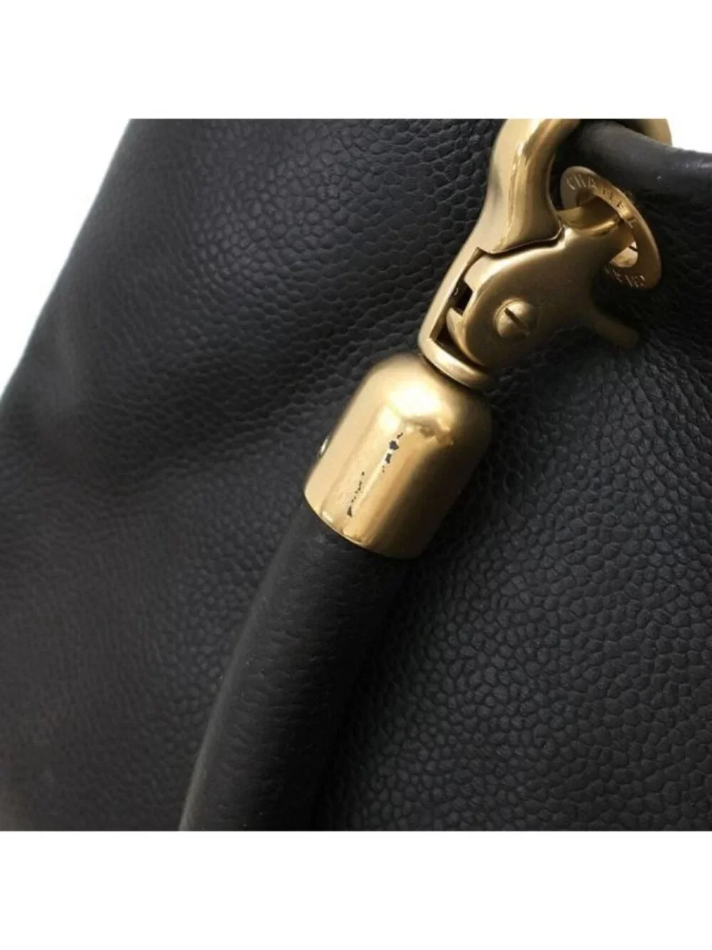 Chanel Caviar CC Logo Tote Bag